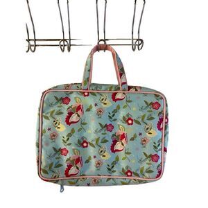 Allegro Pacific travel bag cosmetic toiletry hanging 12x9"